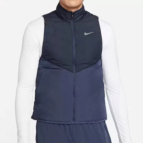 耐克男秋冬跑步保暖棉马甲