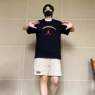T恤FJ7685 010 耐克JORDAN男子纯棉透气舒适印花运动休闲短袖 Nike