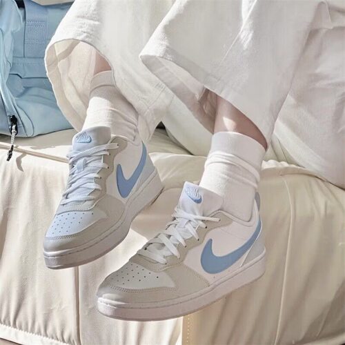 Nike/耐克车缝线系带蓝球鞋低帮