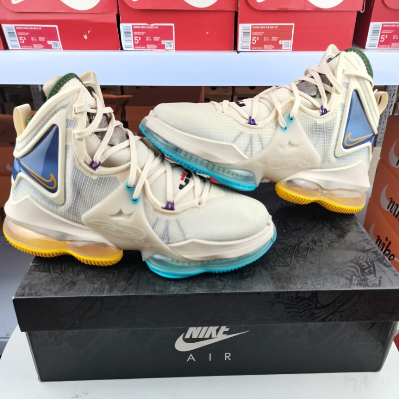 nike耐克lebron 19 詹姆斯lbj高帮实战耐磨透气篮球鞋 dc9341-200