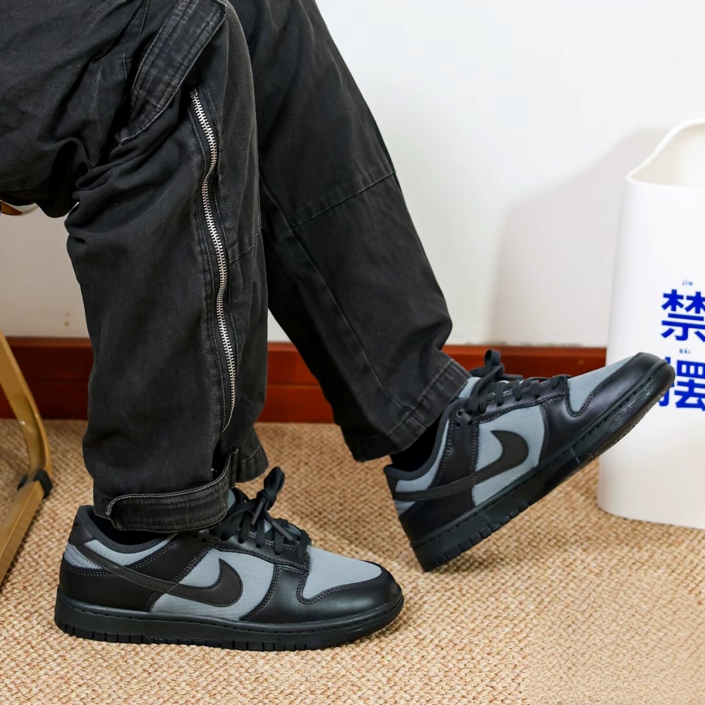 NikeDunkLow灰黑男款板鞋