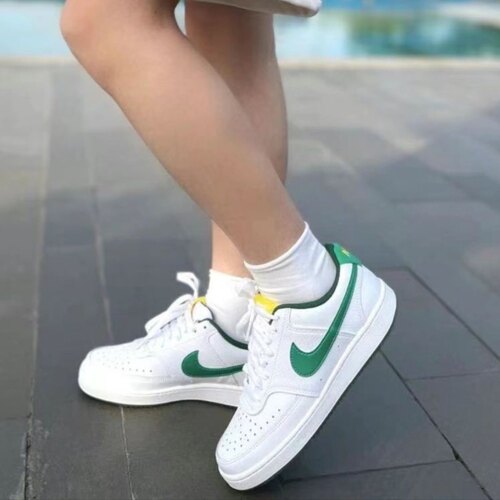 Nike耐克Court Vision 舒适防滑耐磨轻便白绿低帮板鞋 FN3447-131
