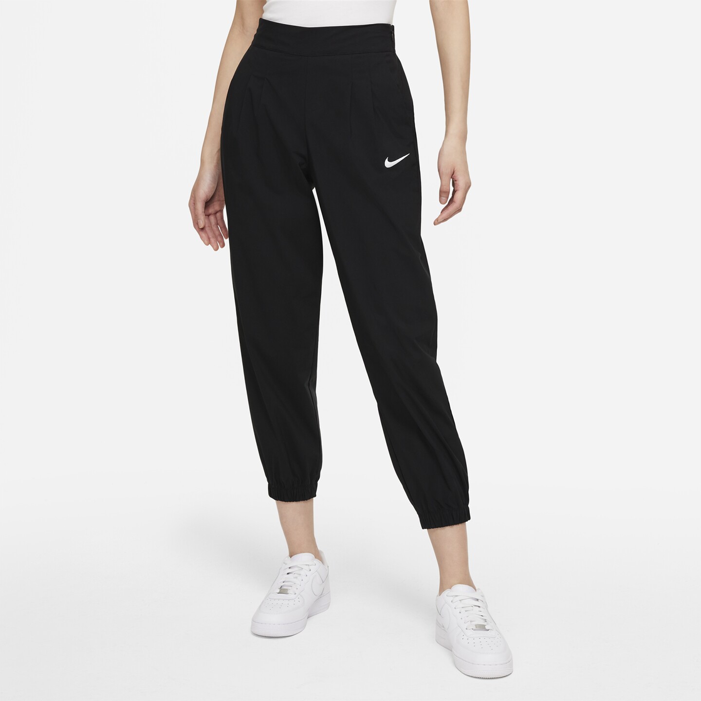 【断码捡漏】耐克运动裤女 宽松加绒保暖防风束脚长裤 DD5049-033