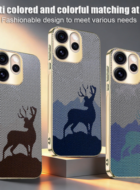 新款适用于二合一幸运鹿OPPOReno15pro手机壳A6pro/A5/A3/2/80/98/38/79/40全包Reno14/13防摔F27/K13x保护套