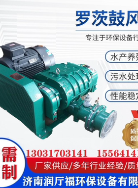 RTSR80型三叶罗茨鼓风机增氧机大功率增氧泵曝气鼓风机污水处理泵