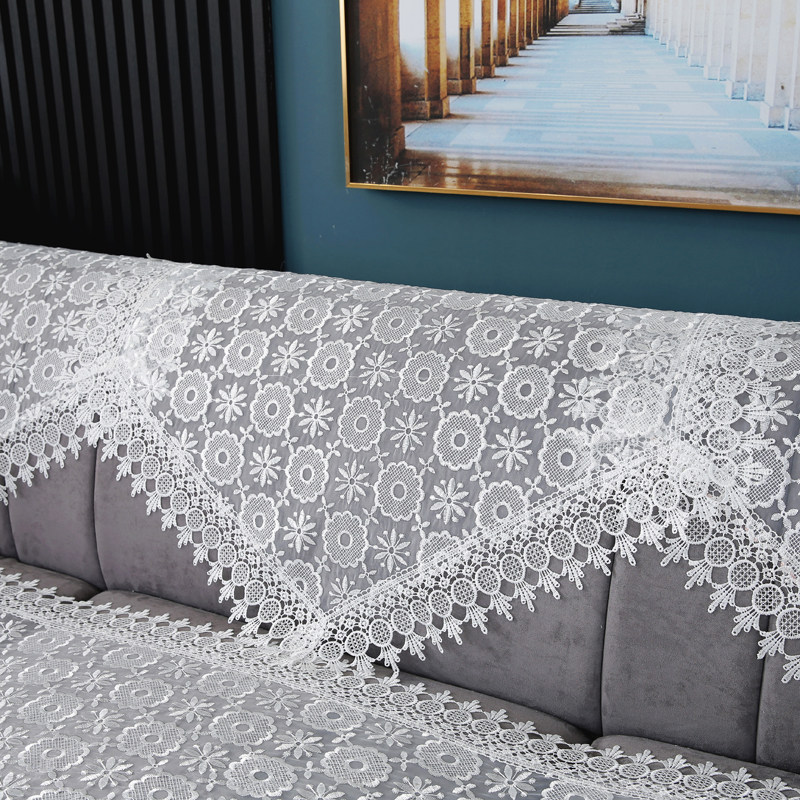 蕾丝沙发后背盖巾盖布扶手巾沙发靠背巾沙发巾防尘布沙发盖布搭巾
