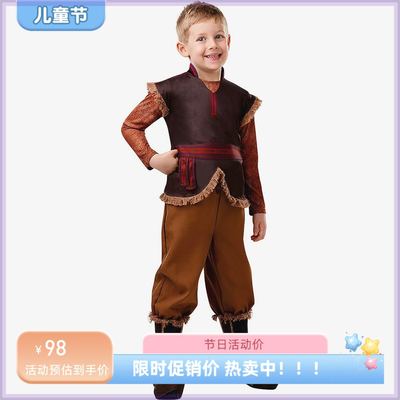 采冰人克里斯多夫男孩电影人物王子万圣节主题派对装扮扮演服装