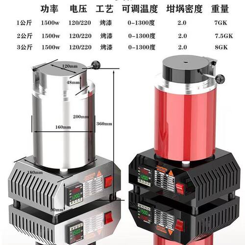 熔金炉小型中频炉电加热金银铜铝