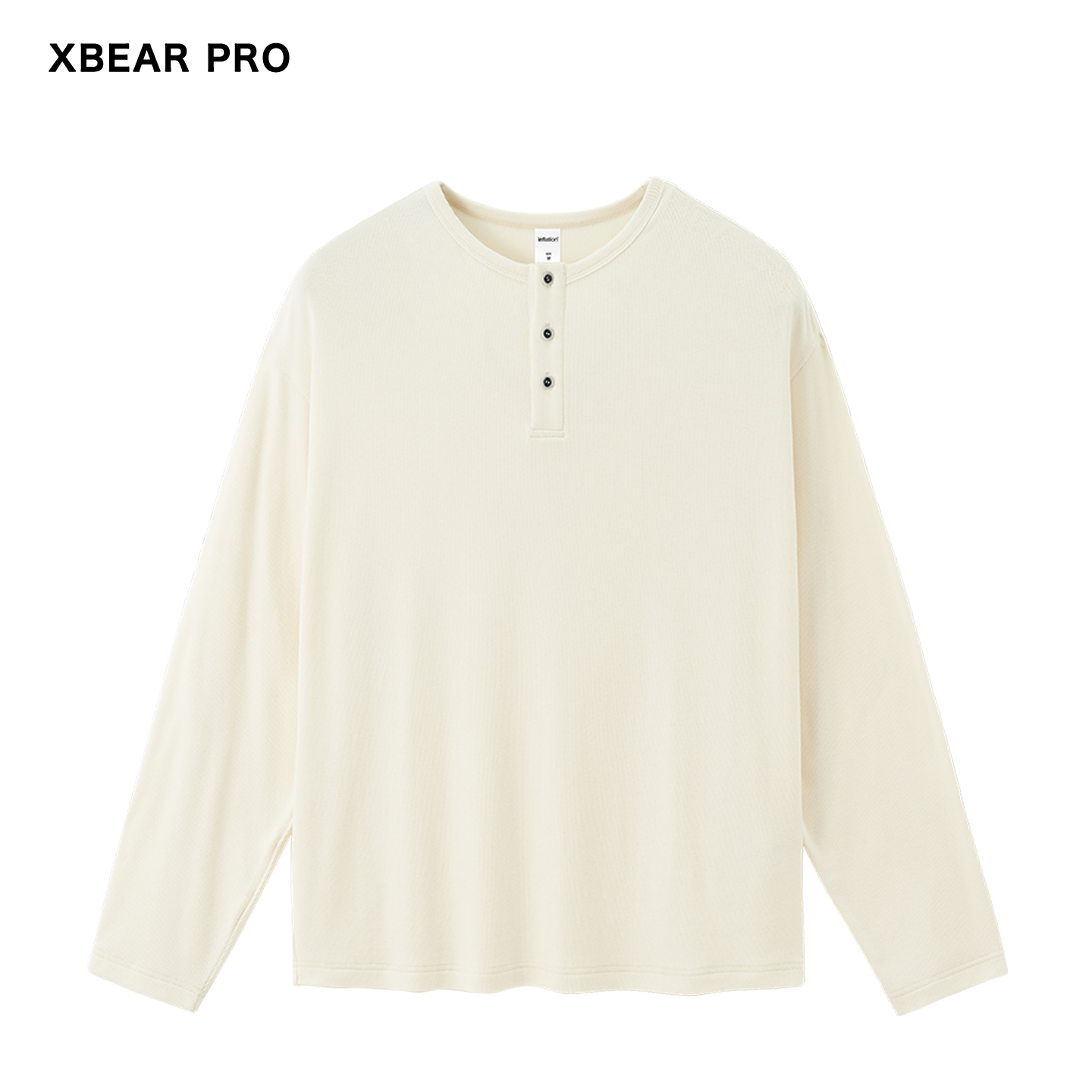 XBEAR PRO 慵懒亨利长袖T恤秋季新品潮牌Cleanfit休闲纯色打底衫