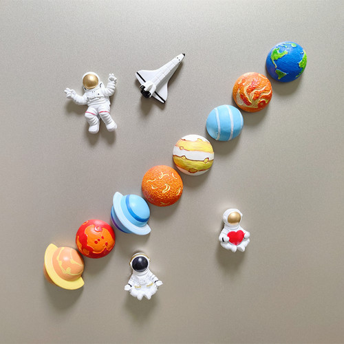 立体冰箱贴星球宇航员太空