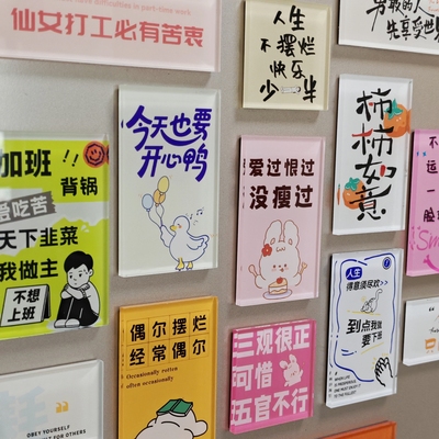 爱屋吉屋舍冰箱贴亚克力