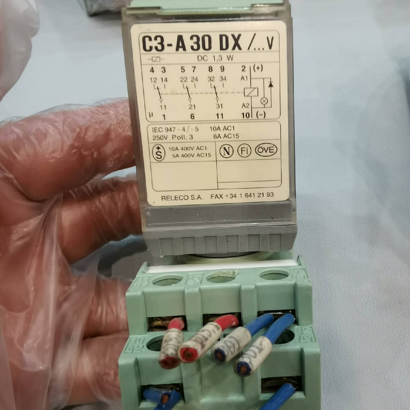 Releco继电器 C3-A30DX DC24V 16只议价 维修!!!
