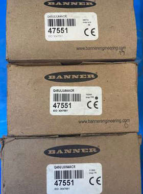 邦纳47551传感器，型号Q45ULIU64ACR，未使议价也可维修