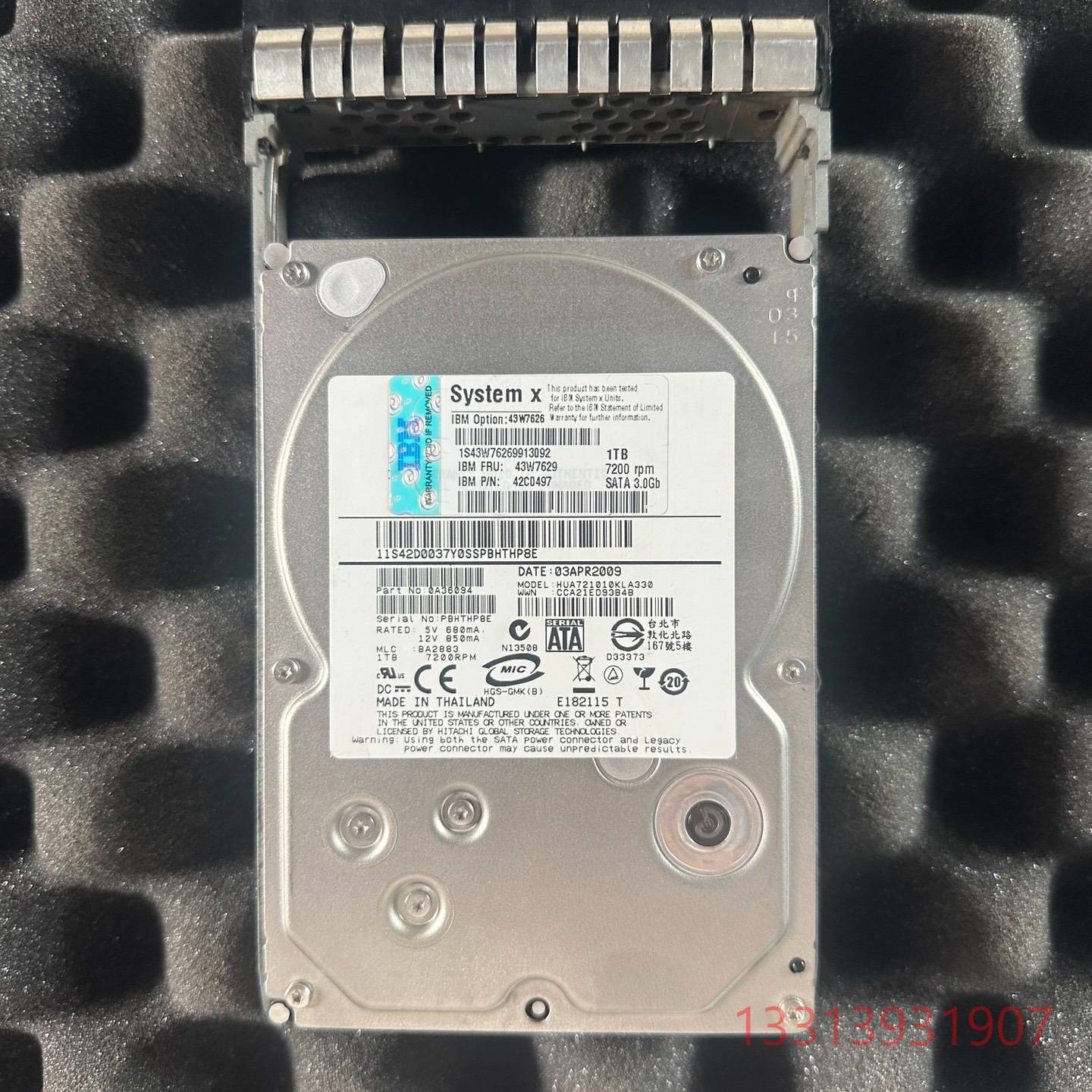 IBM 43W7626 43W7629 1TB 7.2K S议价 维修!!!