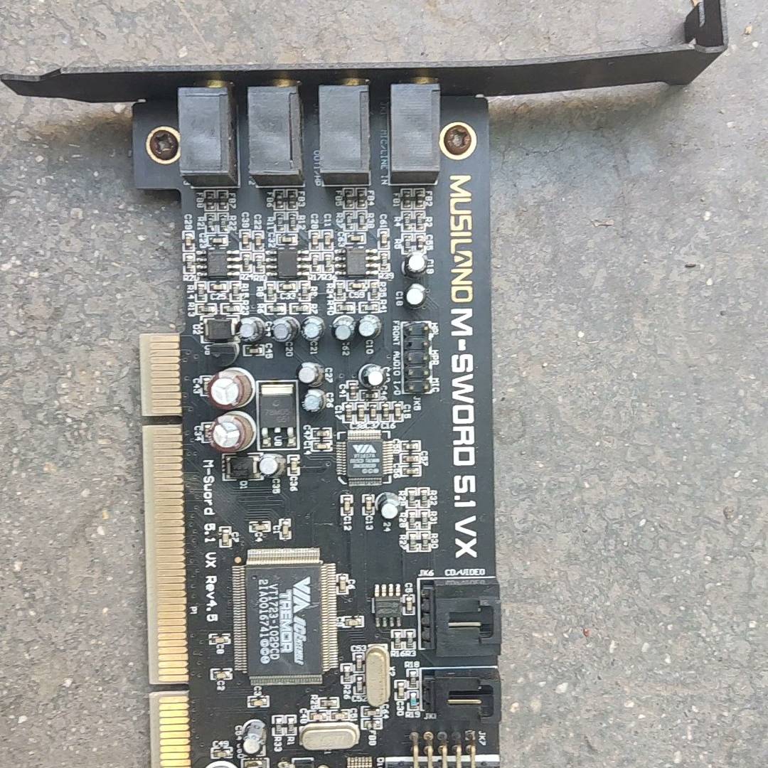 乐之邦 m-sword 5.1声卡 内置声议价 维修！！！