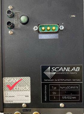 德国SCANLAB 振镜hrySCANll 14 532议价 维修！！！