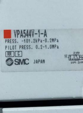SMC 真空气控阀VPA544V-1-A议价 维修！！！
