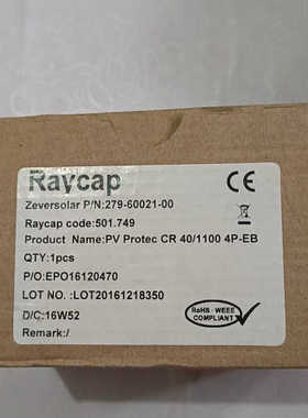 Raycap 浪涌保护器 PV Protec CR 4议价也可维修
