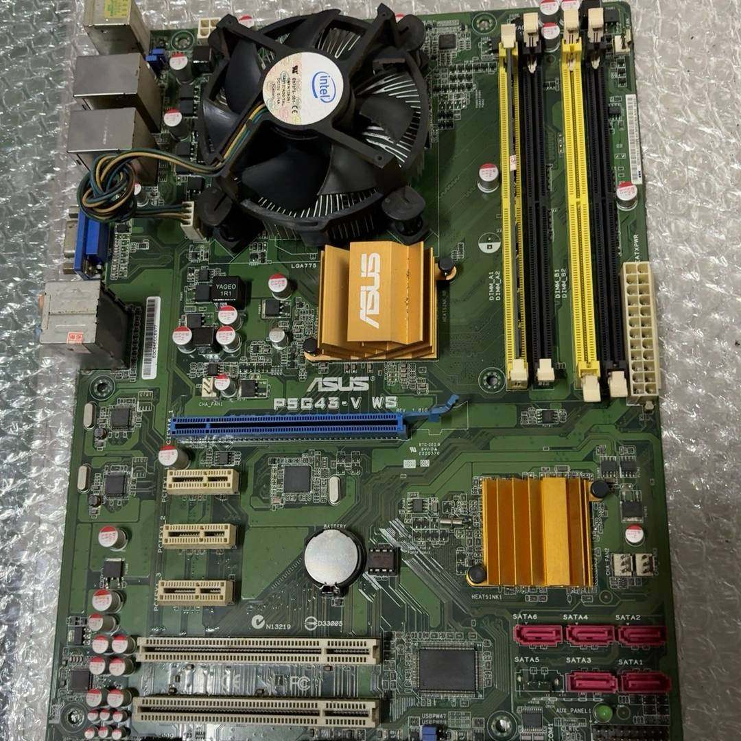 华硕P5G43-V  WS 775针服务器主议价 维修！！！