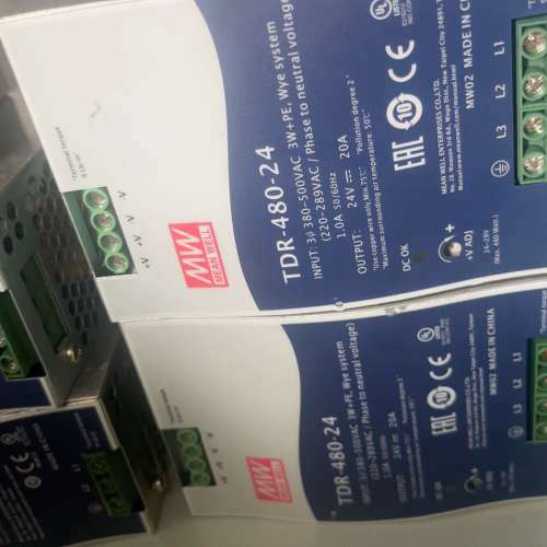 明纬正品TDR-480-24，成色新，功能包好，有问题包议价也可维修