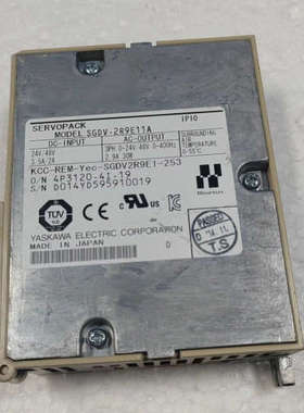 YASKAWA/安川伺服驱动器 SGDV-2R9E11A 实议价也可维修