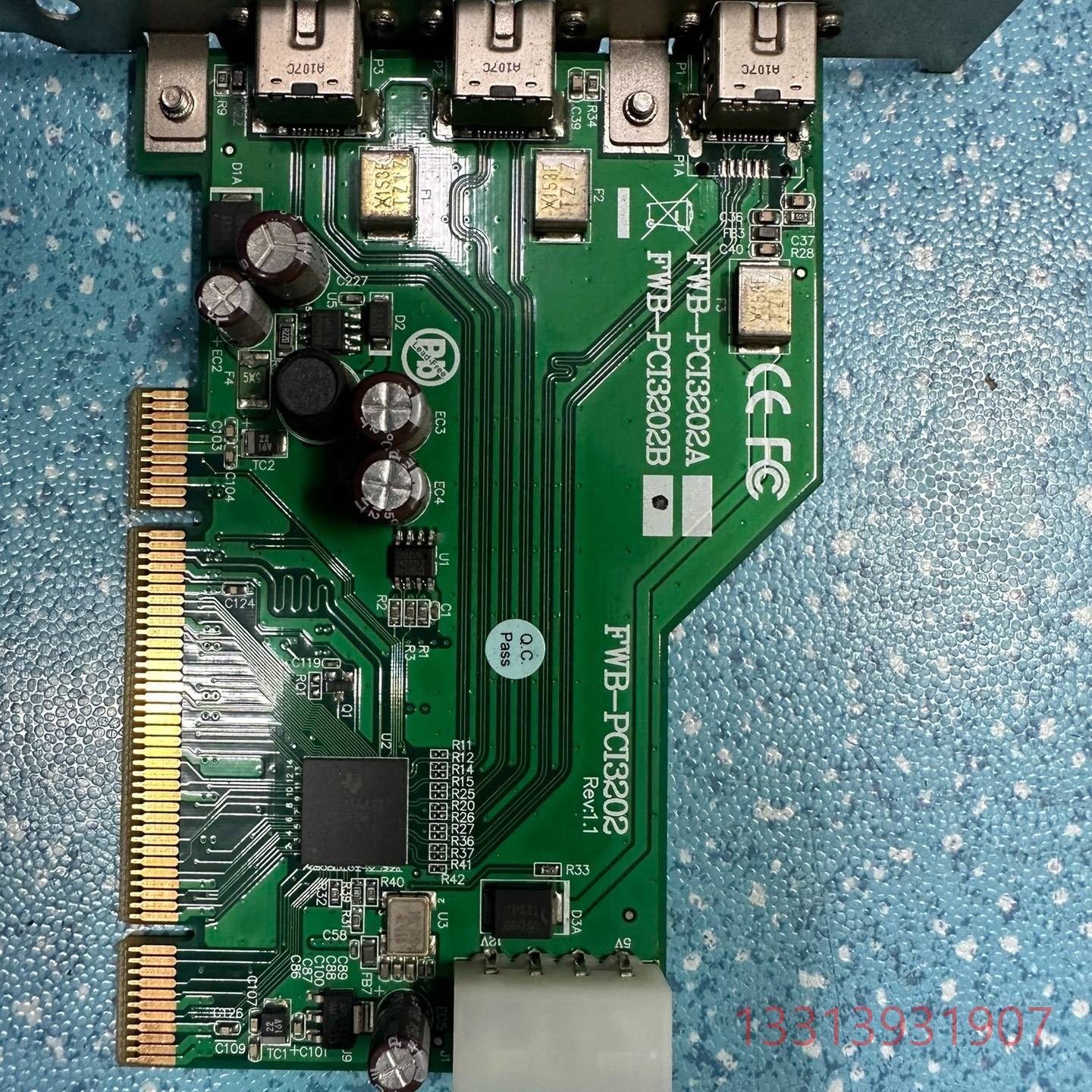台湾FWB-PCI3202B  rev1.1议价 维修！！！