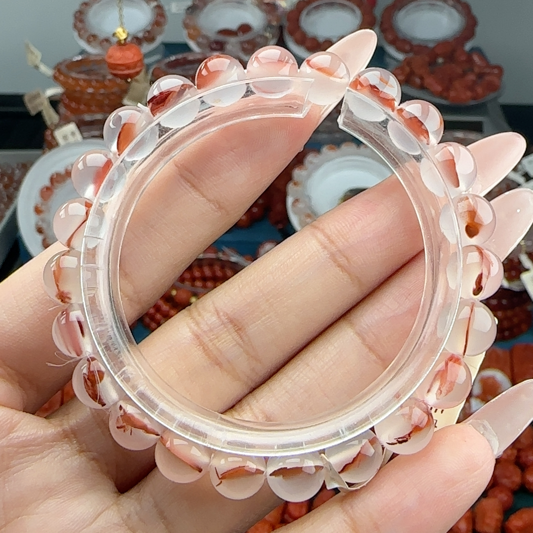 高冰锦鲤手串8m+