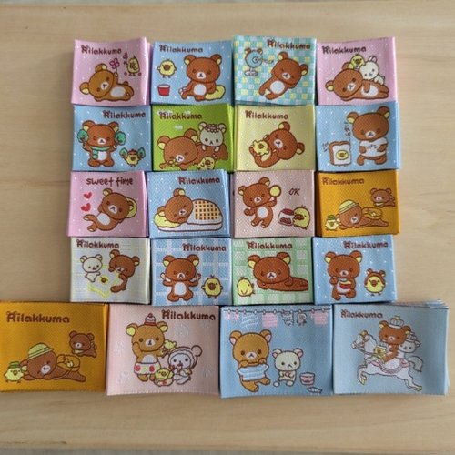 服装横领标订做衣服商标定做织唛布标水洗标卡通标签 横板标