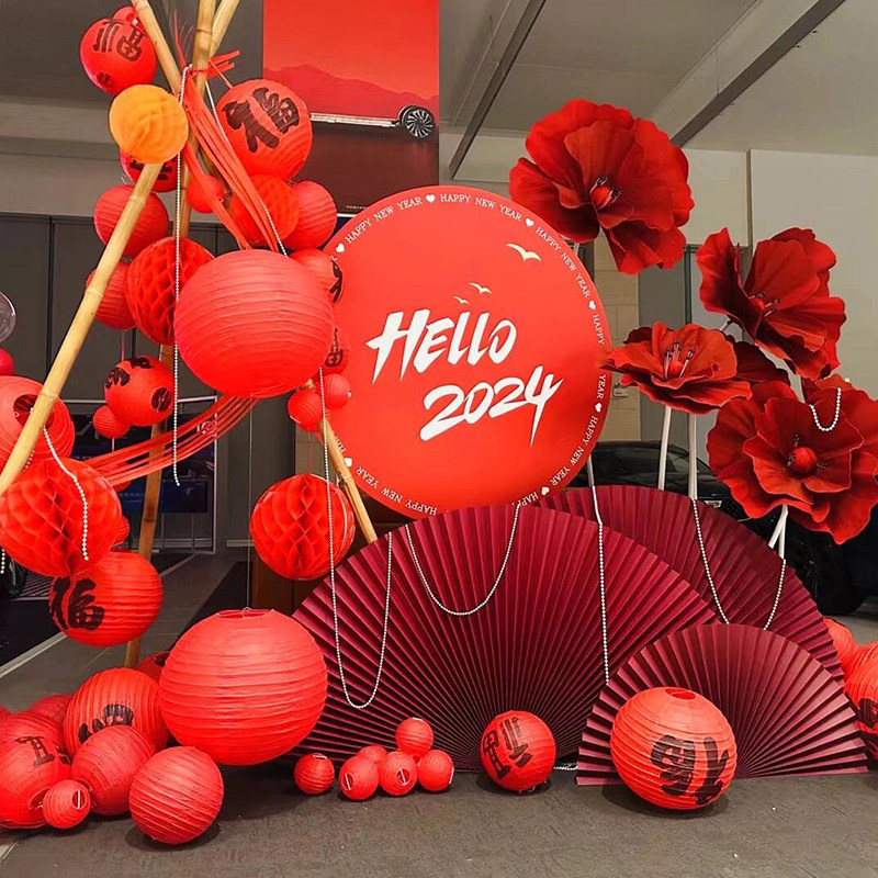 婚庆折纸红色半圆纸扇折叠工艺扇摆件美陈橱窗布置新年元旦装饰风,家居饰品,工艺扇/团扇/喜扇/折扇,淘宝优惠券,粉丝福利购,淘宝优惠卷