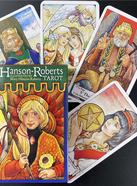 英文 正版 Hanson Roberts Tarot  汉森罗伯特塔罗牌 口袋版
