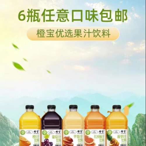 橙宝全国省区直供包邮果汁饮料
