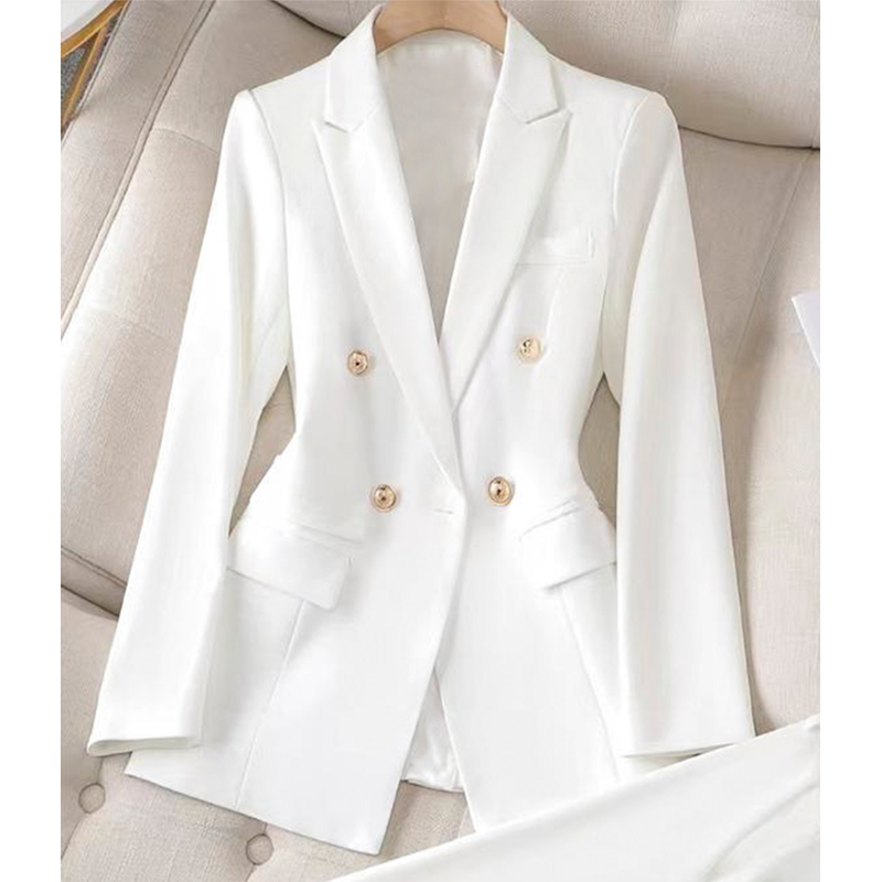 琅汶希/Lafenz 女士休闲气质西装外套时尚修身显瘦百搭 DF8QW301