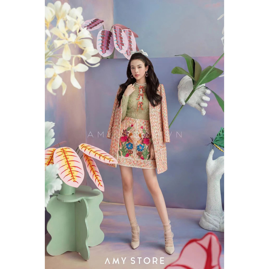 复古时尚气质百搭女套装