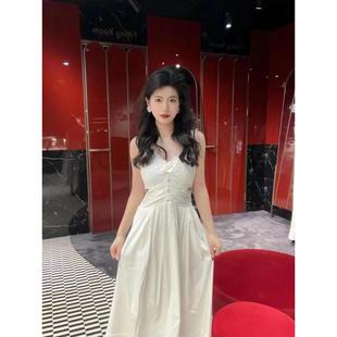 仙女度假风V领吊带裙连衣裙GQW68003 拉拉家夏季