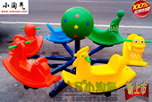 促销 幼儿园儿童游乐设施手动六马转椅儿童户外转椅摇摇马转盘摇马
