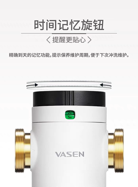 VASEN伟星前置过滤器F1如意漩洁自动反冲洗家用大流量自来水管