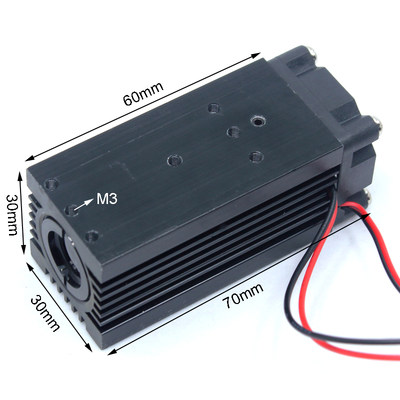 OXLasers 450nm 500mW蓝光激光器12V TTL激光模组支持PWM舞台激光