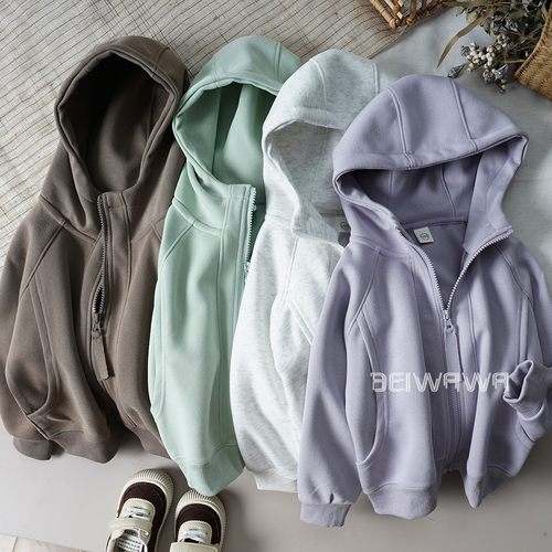 心心念的儿童连帽卫衣棉上衣外套