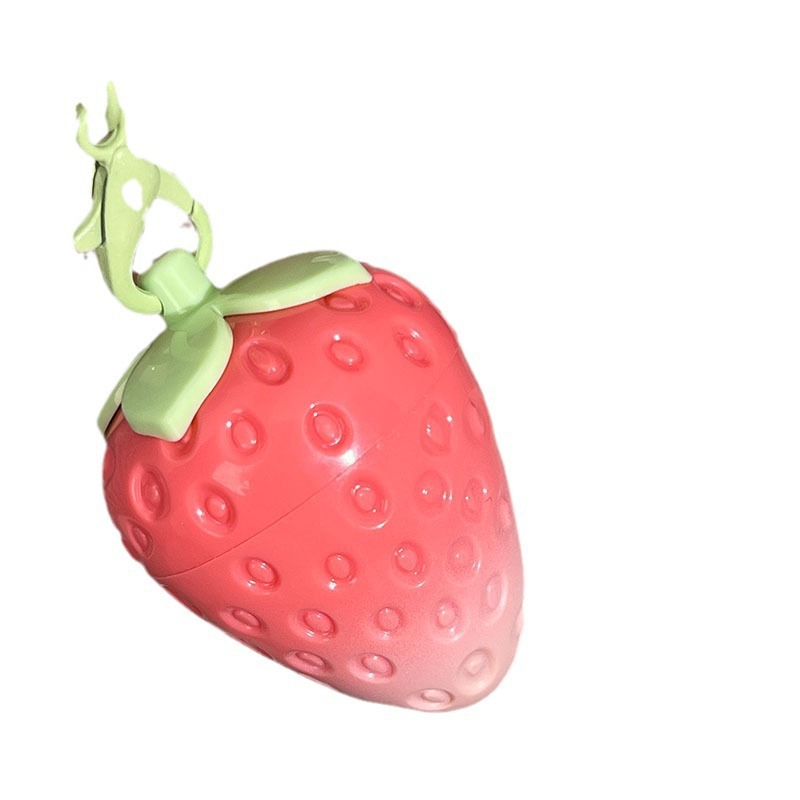 秋冬季草莓温变润唇膏男女士护唇