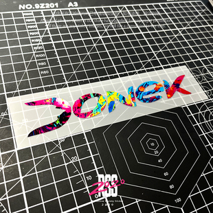 适用donek滑雪板贴纸越野车户外极限运动装饰贴纸防水反光刻滑