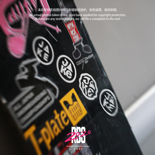 单板滑雪之父Jake滑雪板单板贴纸