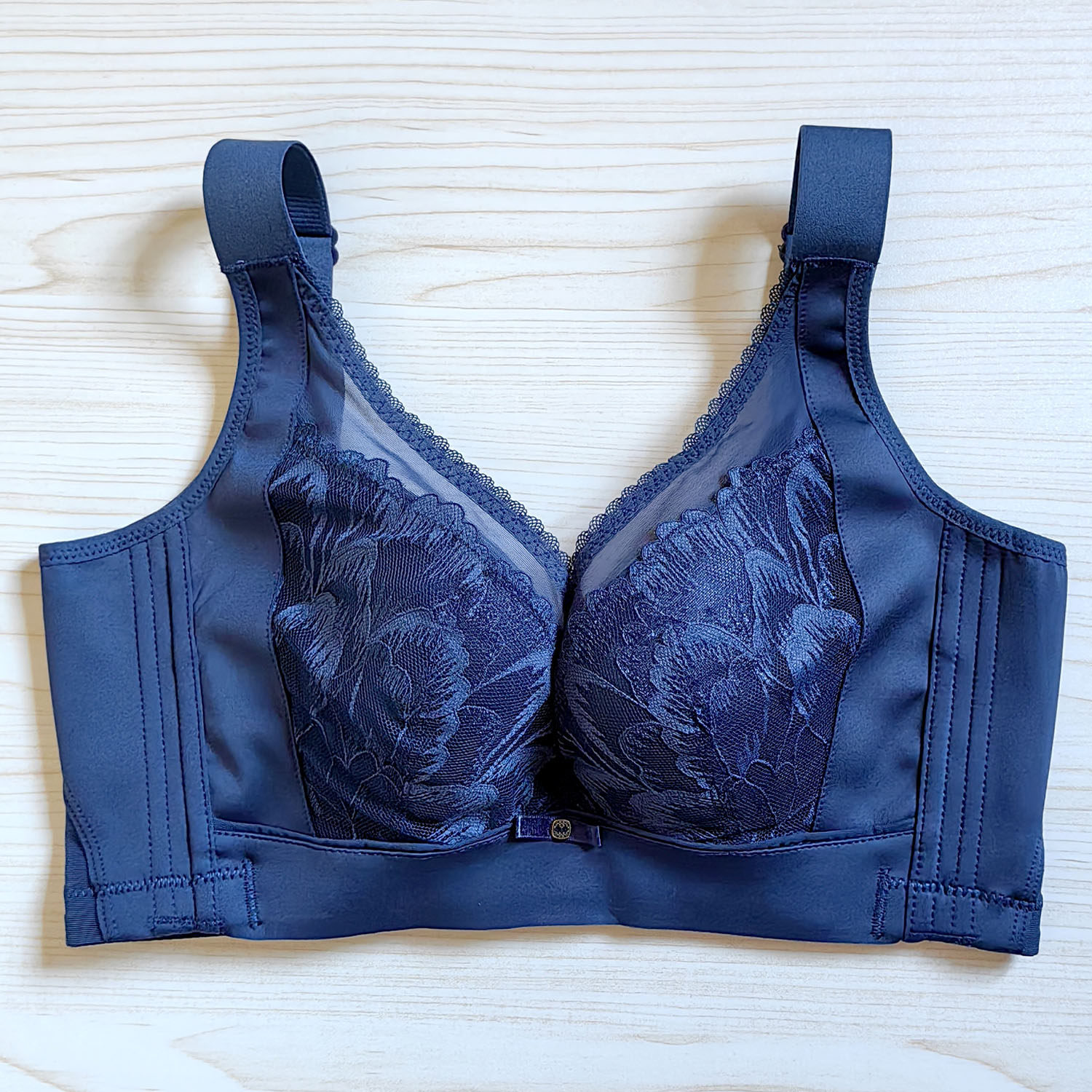 中薄杯舒适性感内衣女聚拢上托收副乳调整型文胸塑形矫正美背胸罩