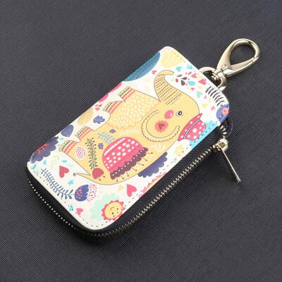钥匙包夏维儿彩绘可爱