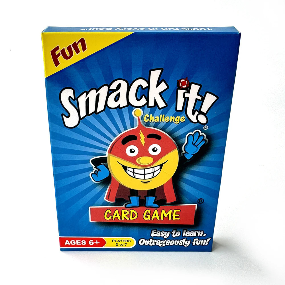 Temu跨境桌游全英文砸它休闲聚会游戏卡牌smack it Card Game