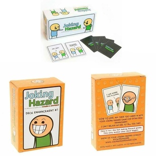 跨境桌游开玩笑的危害纸牌游戏全英文joking hazard游戏卡片