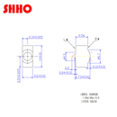 光通信透镜超小尺寸玻璃非球面镜片镀增透膜光电器件方形1x1.6