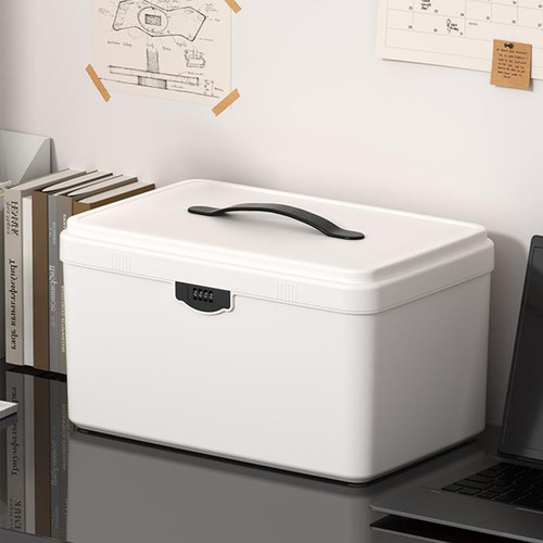 【2025新款】手提带锁密码收纳箱