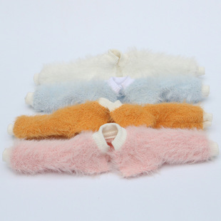 10厘米娃衣Zsiga可动人偶嘎子姐毛衣公仔玩偶bjd20cm娃衣毛绒外套