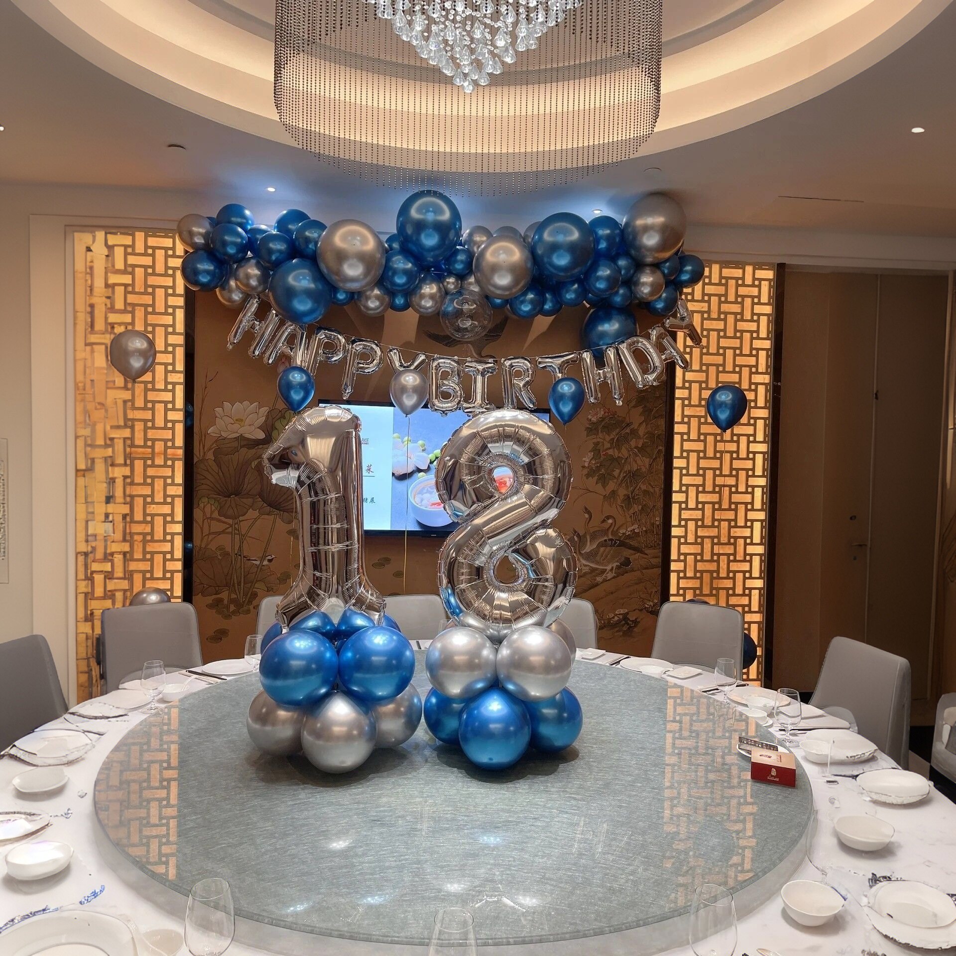 18岁成人礼生日装饰酒店餐厅包厢男女孩气球条幅布置仪式感背景墙,节庆用品/礼品,装扮布置套餐,淘宝优惠券,粉丝福利购,淘宝优惠卷