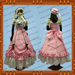 包邮东京大贩卖黑执事夏尔女装礼服01cos服全套cosplay男女服装
